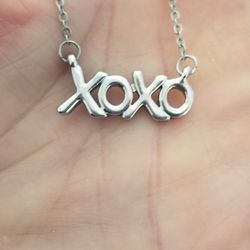 XOXO Sterling Silver Necklace