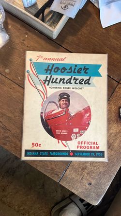 Sep 19 1959 Hoosier Hundred official program