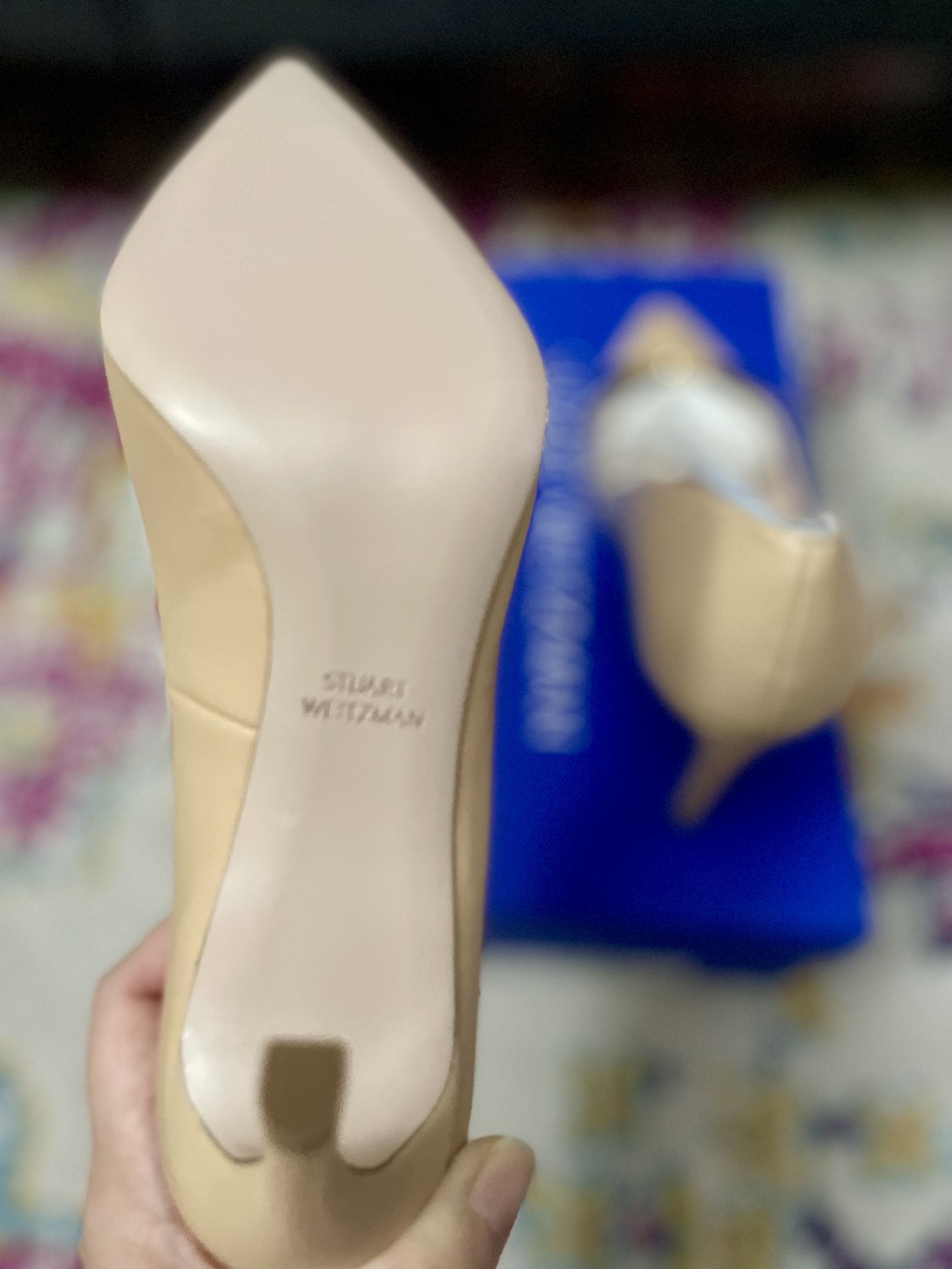 Stuart Weitzman Stanton 90 Pump in Blush Tripoli - Main Image