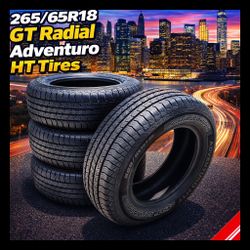 Brand New 265/65R18 GT Radial Adventuro HT Tires 