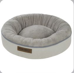Soft Gray Pet Bed