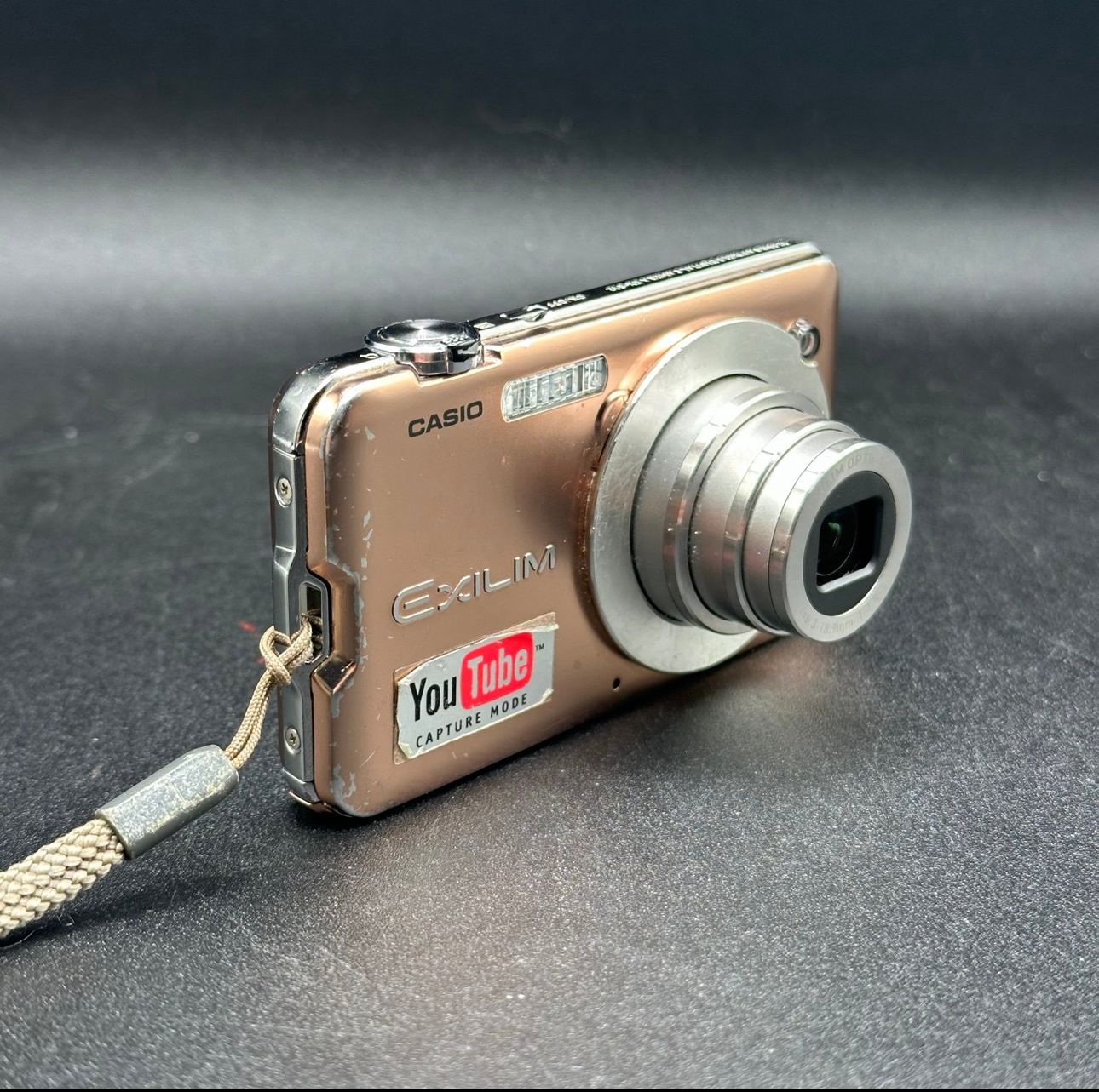 Y2K Casio Exilim EX-S12 Digital Camera Rose Gold Japan Exclusive