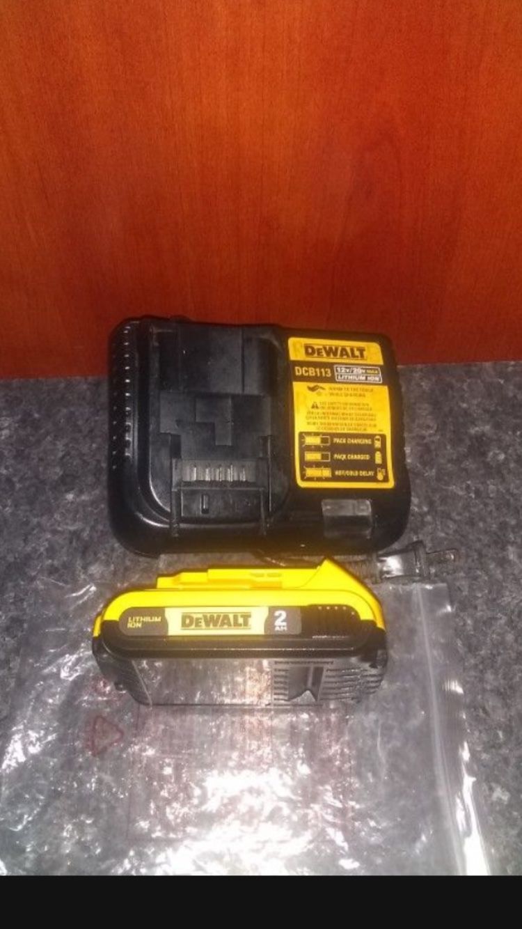 Dewalt 2.0 Battery And Charger