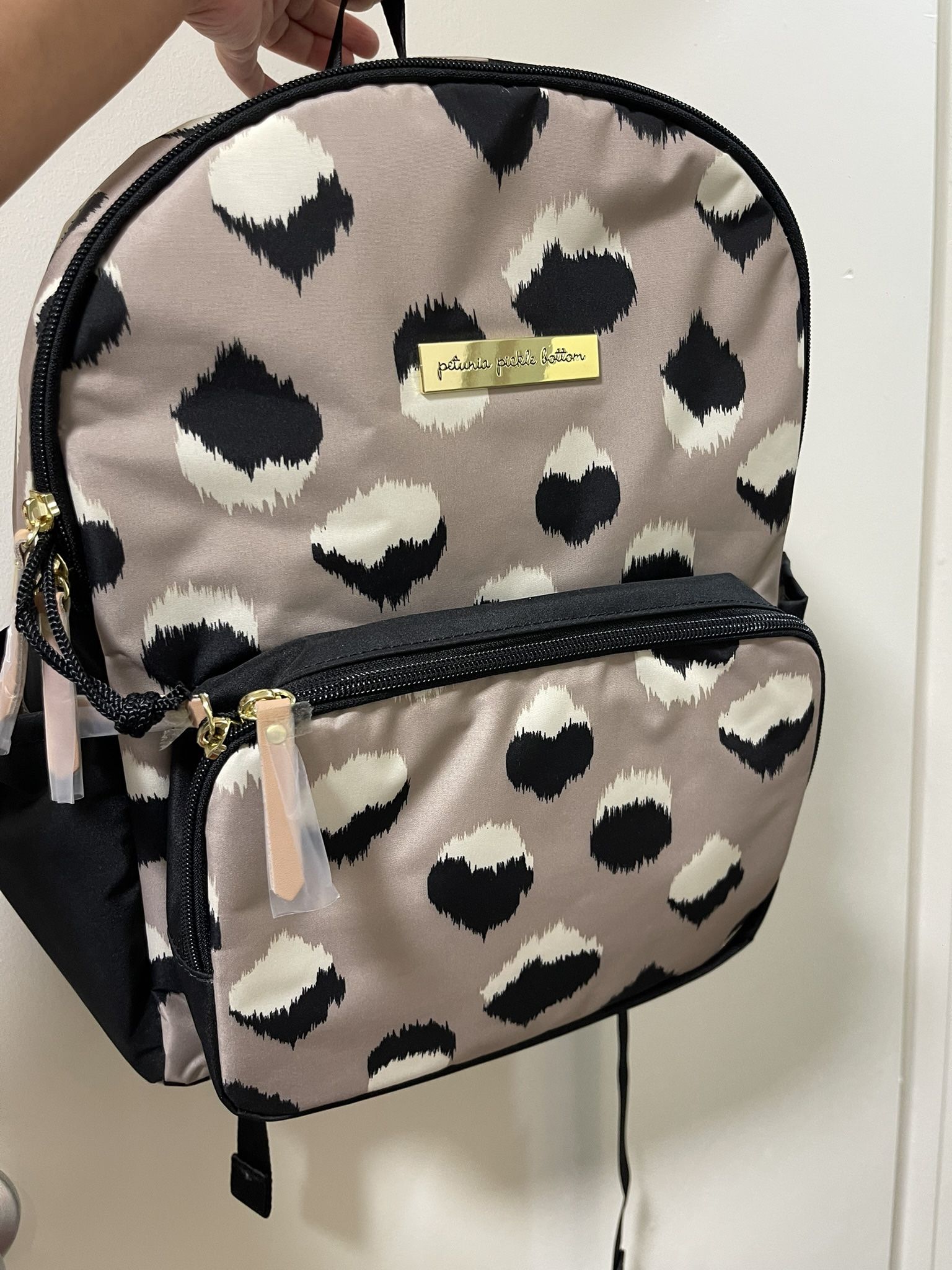 Petunia Pickle Bottom District Backpack Diaper Bag in Inkblot Ikat