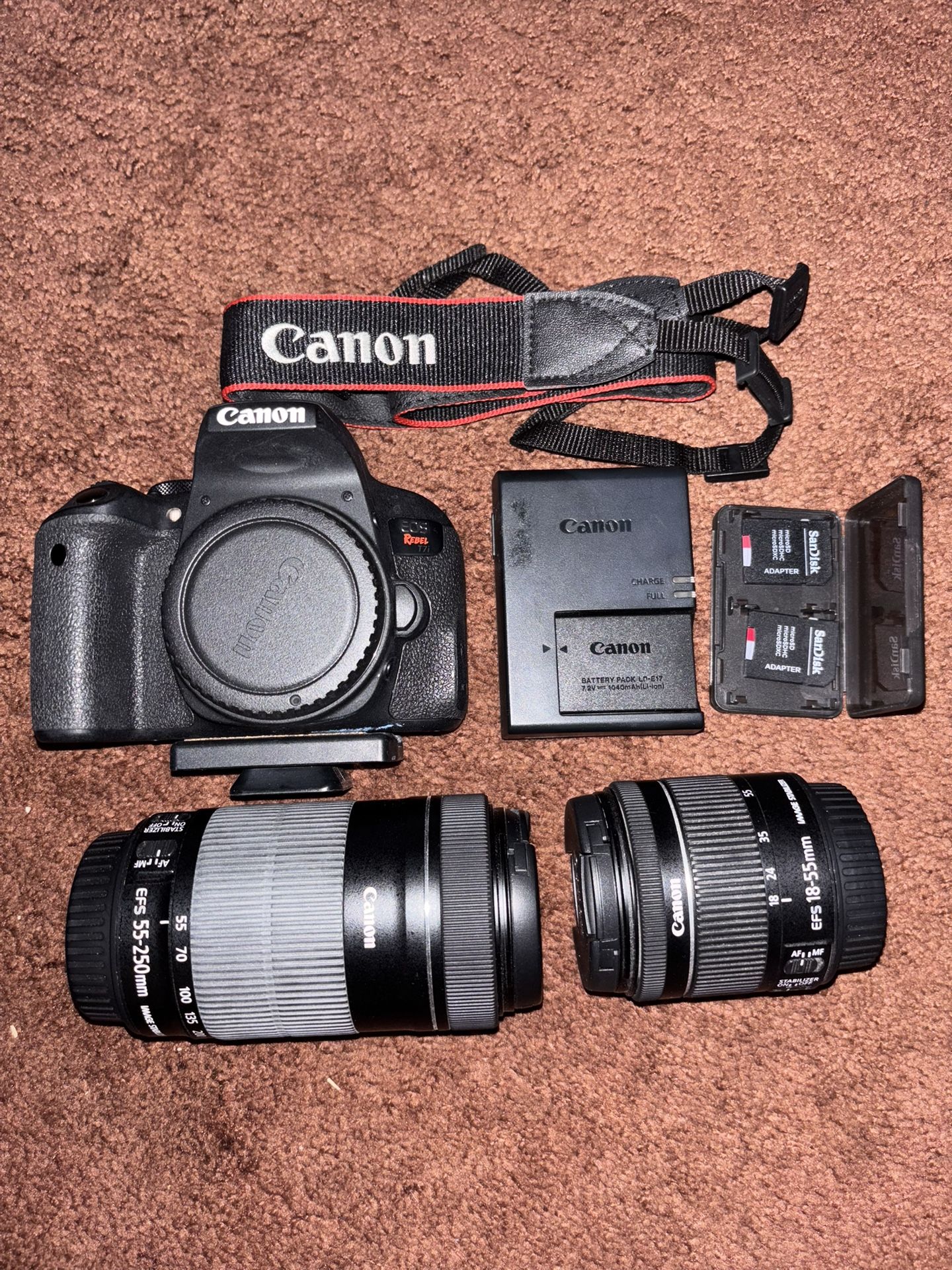Canon Rebel T7i Camera + Full Creator Kit Bundle
