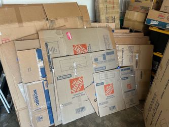 Boxes and packing materials