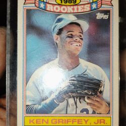 Rare 1990 Topps 1989 Rookies Ken Griffey Jr. Commemorative Set #11/33