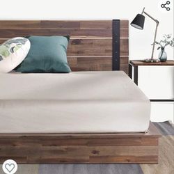 Zinus Wood And Metal Platform Queen Bed
