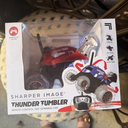 NEW Sharper Image Thunder Tumbler RC Car 360° Spinning