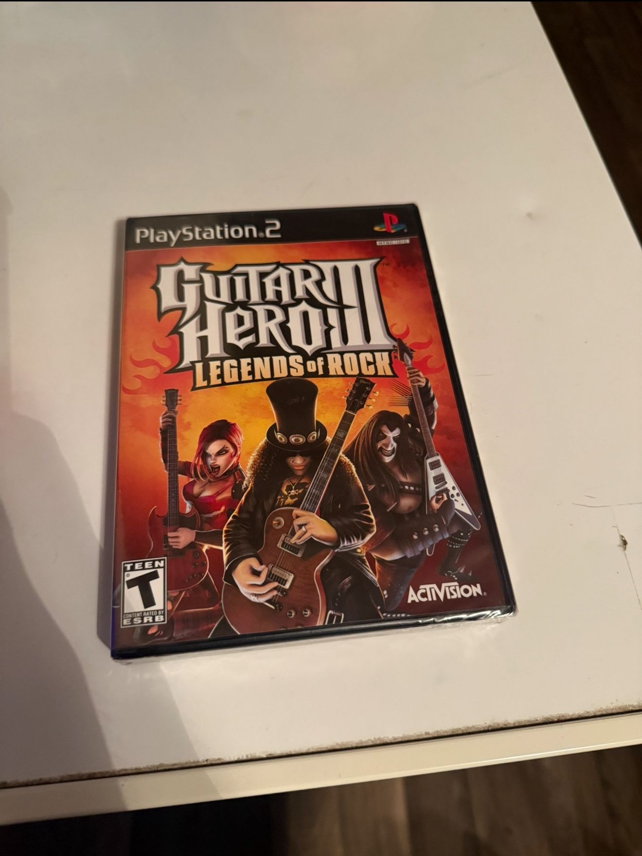 PlayStation 2 Game Guitar Hero 3 Legends Of Rock (NEW Factory Sealed) (NOT FOR RESALE) $40