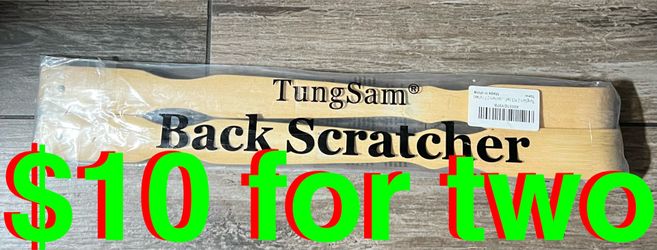 TungSam Self-Therapeutic Bamboo Back Scratcher (17 inches) for 2-pieces