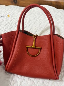 Pebbled Satchel Top Handle Bag, D Ring Hardware, Detachable Strap