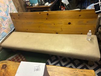 Bench and table