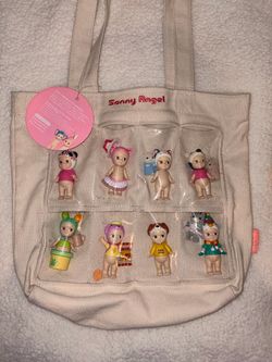 Sonny Angel Canvas Tote Bag with Figures