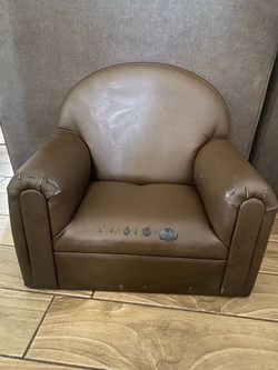 Toddler Leather Chair