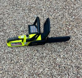 RYOBI pole saw and chainsaw