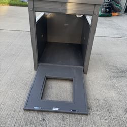 Cat Litter Box Cabinet - Gray