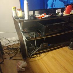 Sony theater receiver or like new  best buyTV stand