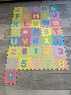 Foam Floor Alphabet Mat Set 