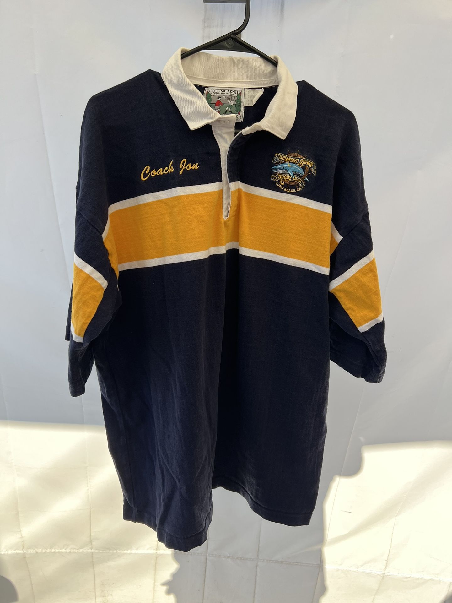 Vintage Belmont Shores Long Beach Rugby Club Shirt Jersey