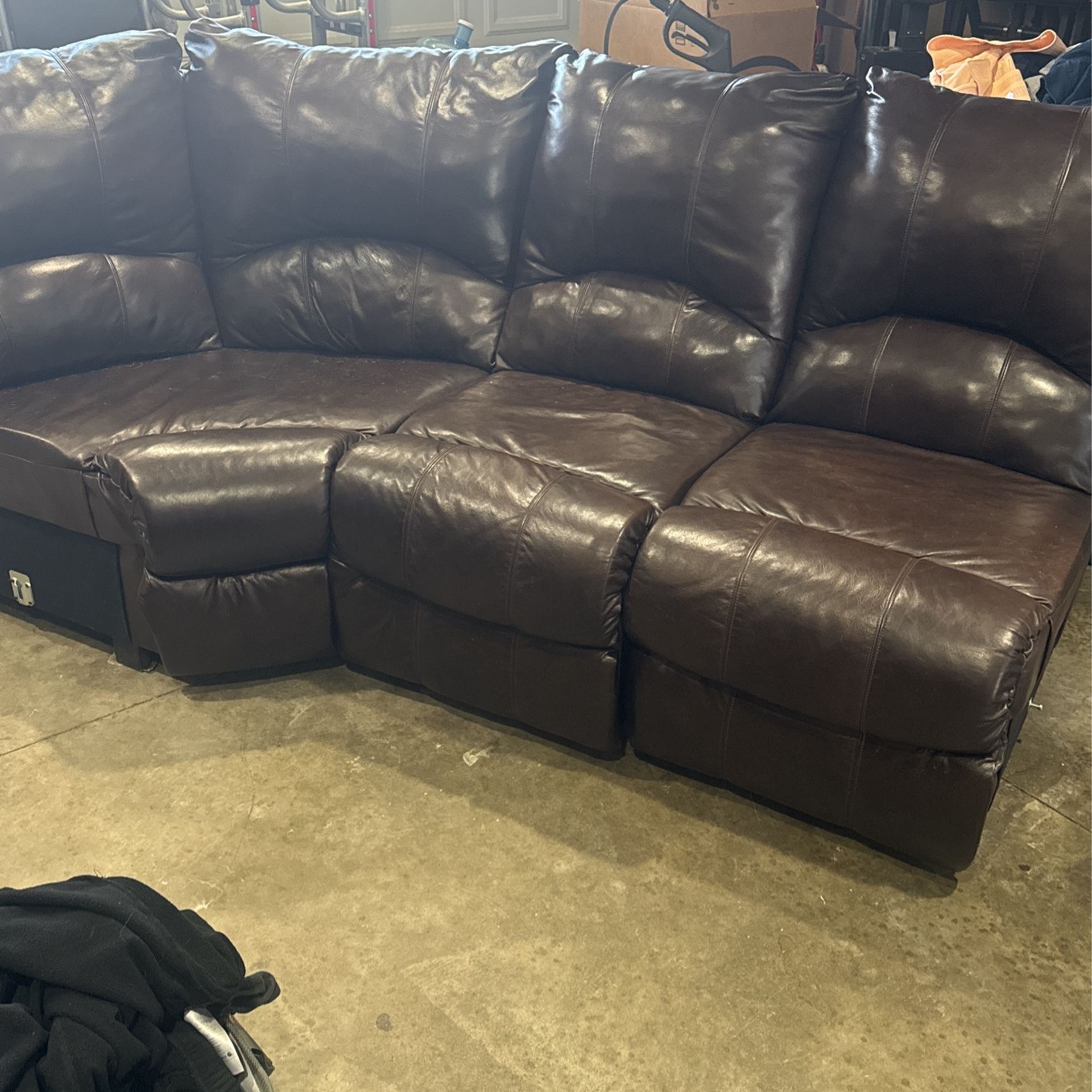All Leather Sofa