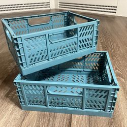 Collapsible Stackable Storage Baskets (2-pack)