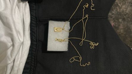 14k Gold Rope Chains + Pendants 