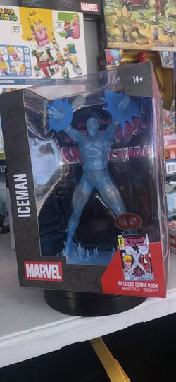 Marvel - 1:6th Scale Iceman Collectible with Scene (Marvel Tales #229) Red Platinum Edition - McFarlane Toys