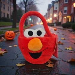 Elmo Sesame Street Plush Basket