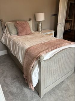 Matching Pottery Barn Kids Twin Beds ($350 each)