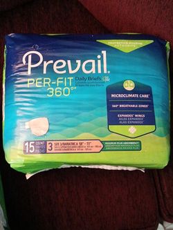 PREVAIL Diapers, size 2, size 3 adult diapers