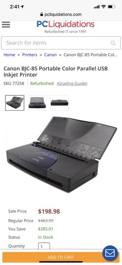 PRINTER CANON BJC-85