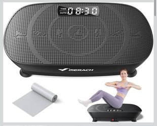 MERACH Vibration Plate Exercise Machine w/ Bluetooth for Full Body Workout