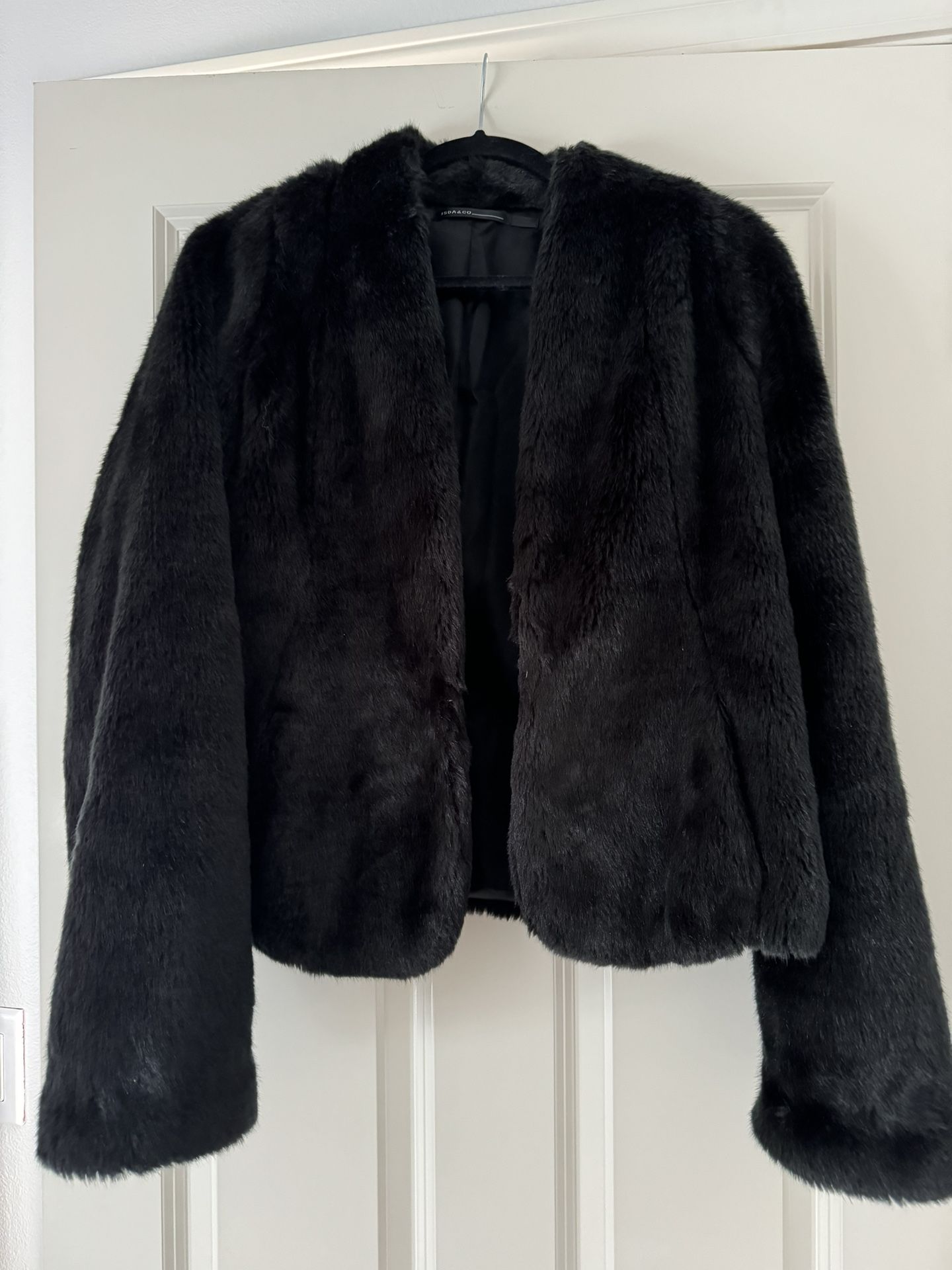 Faux Fur Coat (M)