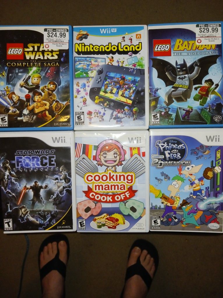 Nintendo/ Nintendo Wii Nintendo Wii U Game Lot