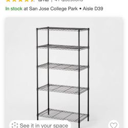 Black Storage Crate 