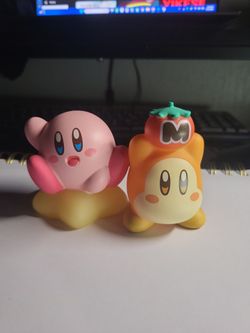 Kirby and Waddle Dee Duo Collection Toy and Matching Necklaces
