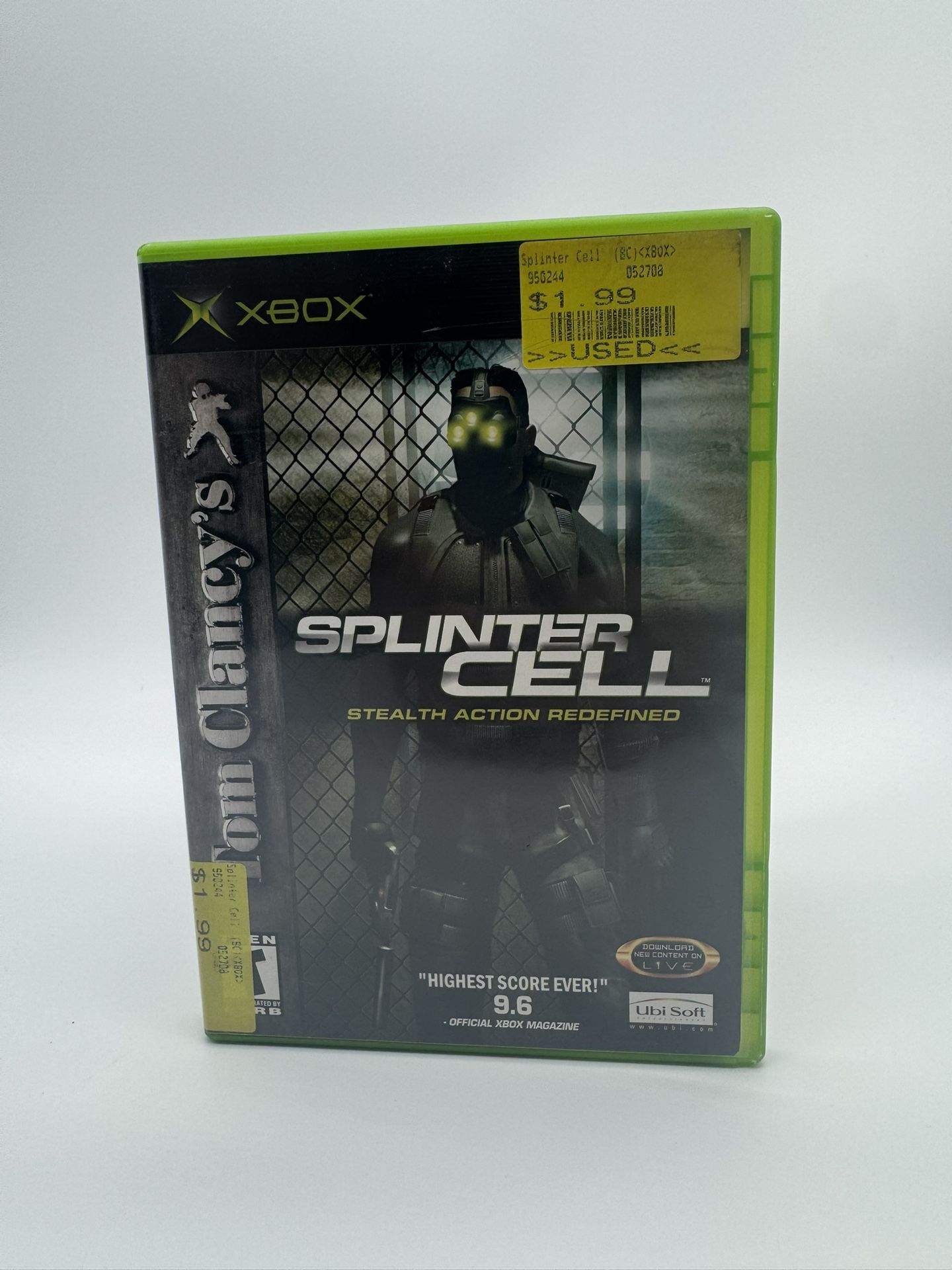 Tom Clancy's Splinter Cell Stealth Action Redefined (Microsoft Xbox) Tested