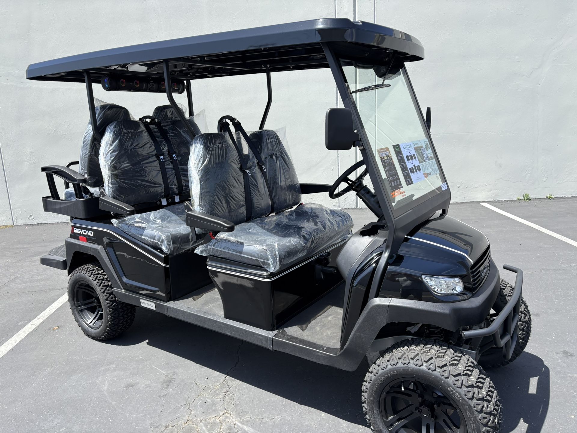 2025 Bintelli Beyond 6-Passenger Lifted 48-Volt Street Legal LSV Golf Cart