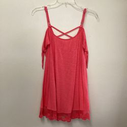 Women’s MAVENIE Cotton/modal spaghetti strap pull over top… Size small