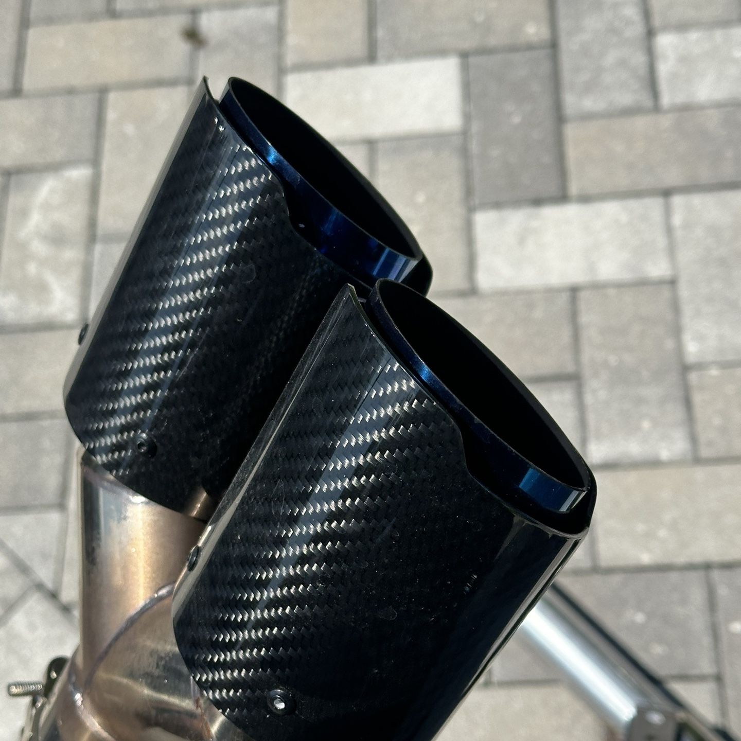 Carbon Fiber Dual Exhaust 