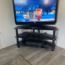 Black Glass Entertainment Center