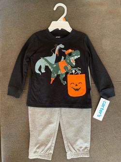 Carter’s 12m Halloween Outfit with Pumpkin Pocket