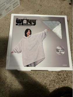 wayy big oversized plush hoodie new in box