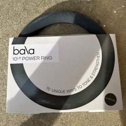 Bala Power Ring 10lb Kettlebell Yoga HIIT Pilates Barre Strength Train