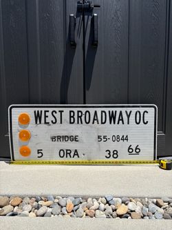 Freeway Road Sign