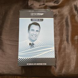 VHF wireless lapel microphone system