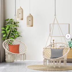 Brand New Dakota Fields Goodridge Macrame Chair Hammock - Unused, Discounted
