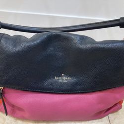 Genuine Kate Spade Black And Pink Handbag