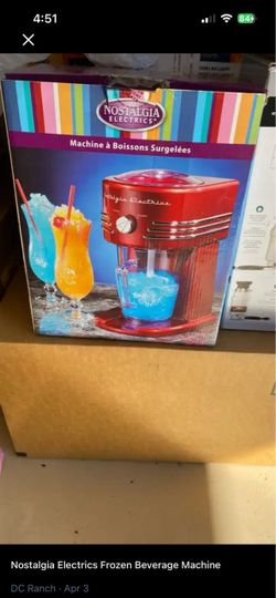 New! Nostalgia Electrics Frozen Beverage Machine